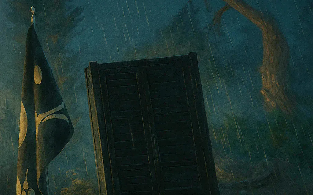 Neverland artwork: the High Tier Loot Drop crate in the rain